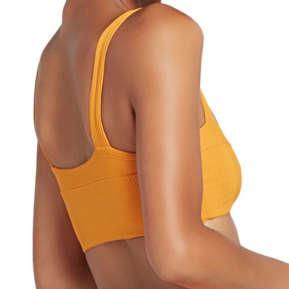 L*Space Bikini Set Lee Lee Top Amal Bottom Small Orange Floral New With Tags NWT - Picture 8 of 9